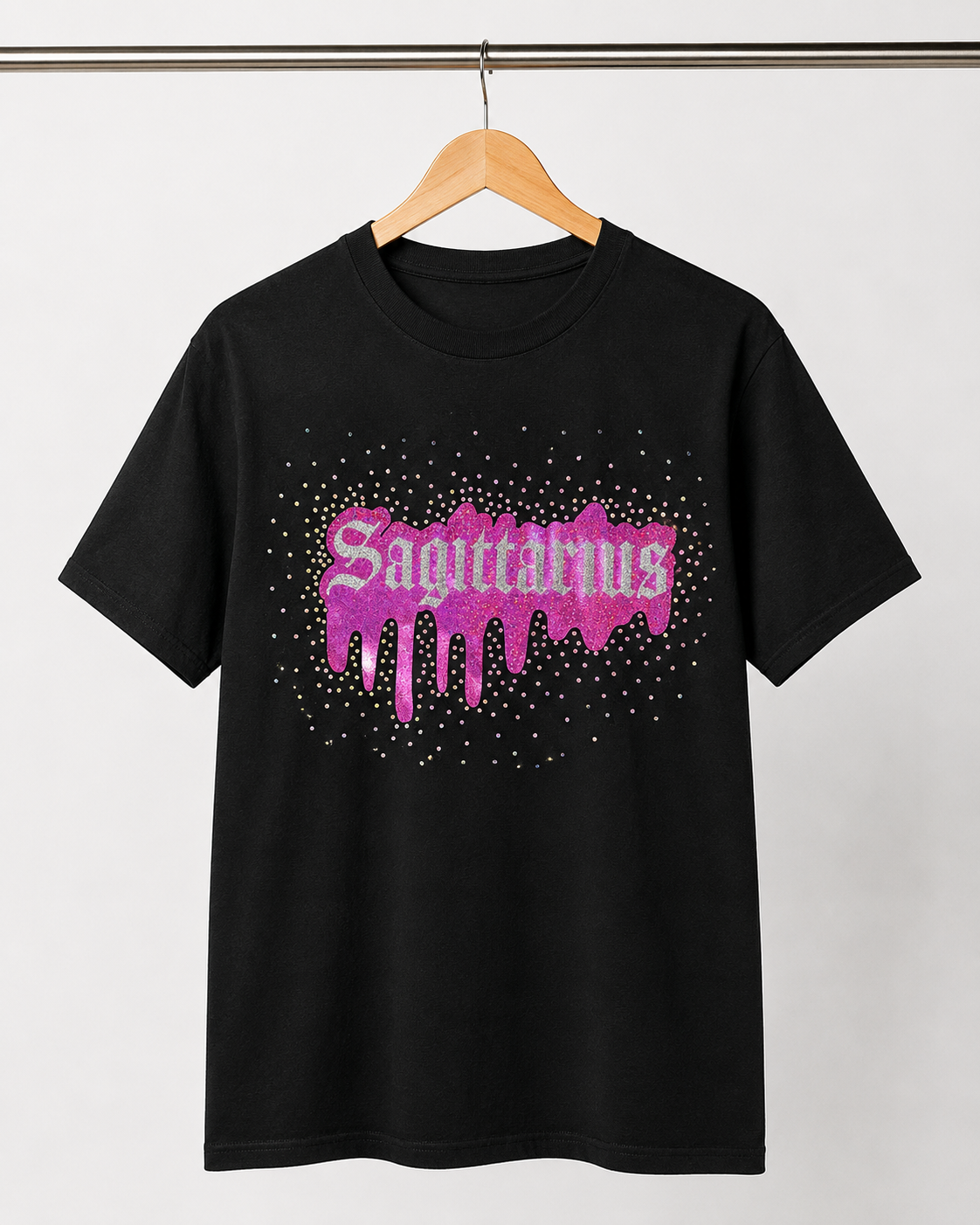 Rhinestone Custom Zodiac HTV Shirt