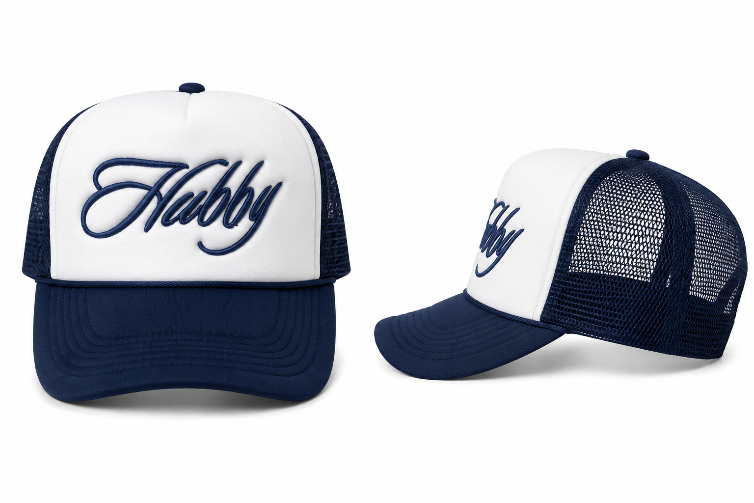 HUBBY Embroidered Trucker Hat