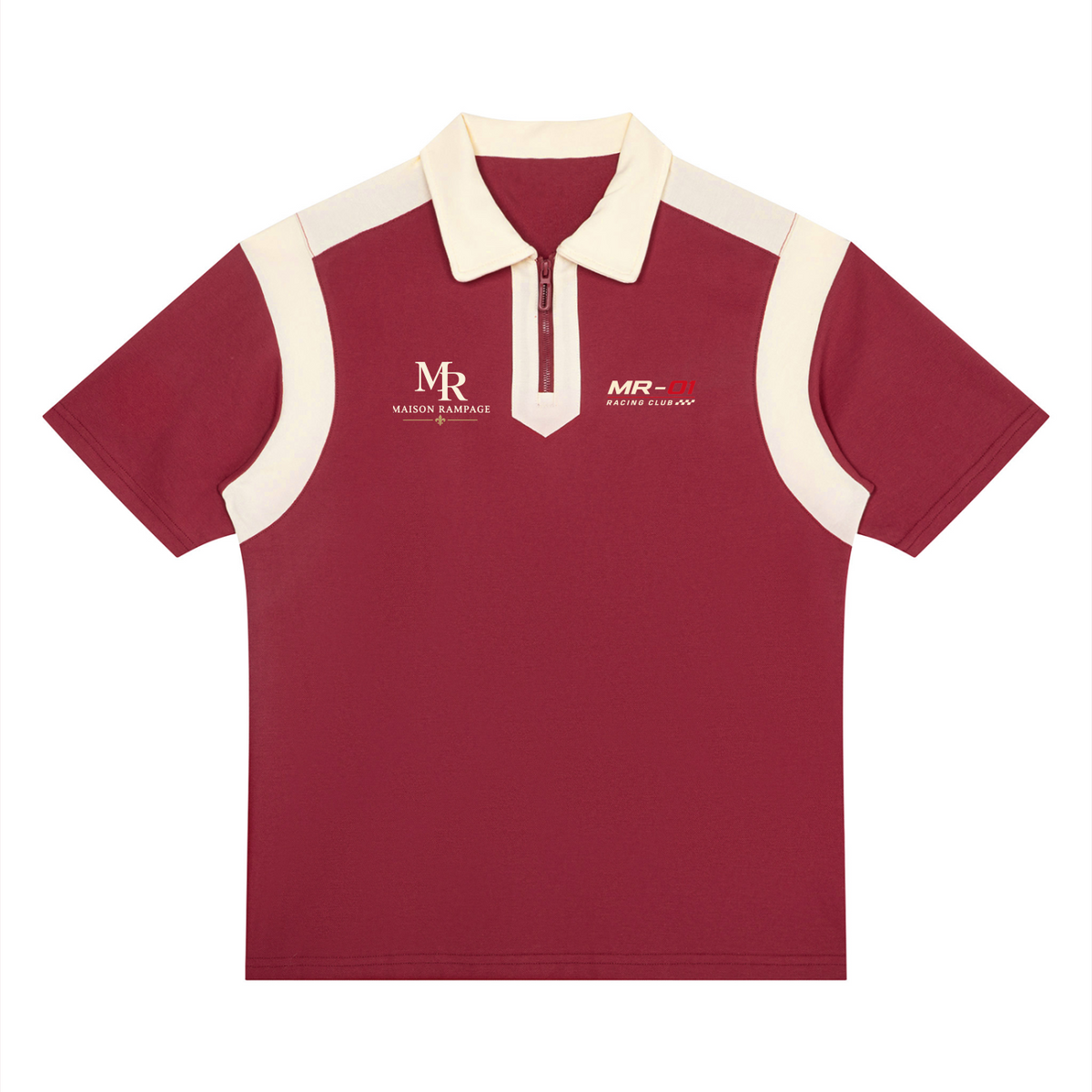 Maison Rampage MR-01 Racing Club Polo red front