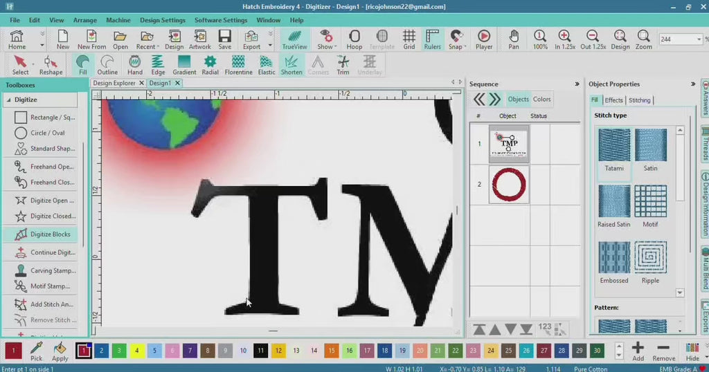 Custom Embroidery Digitizing — Upload Your Design